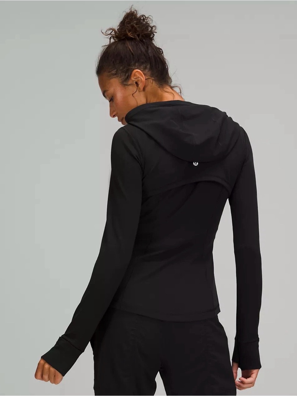 Lululemon Black Define Hooded Jacket Nulu Buttery Soft Full Zip 10 Yoga Pilates